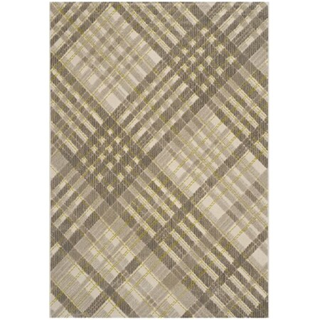 Safavieh Porcello Power Loomed Medium Rectangle Rug- Grey - Dark Grey- 5 Ft. 2 In. X 7 Ft. 6 In. PRL7694A-5
